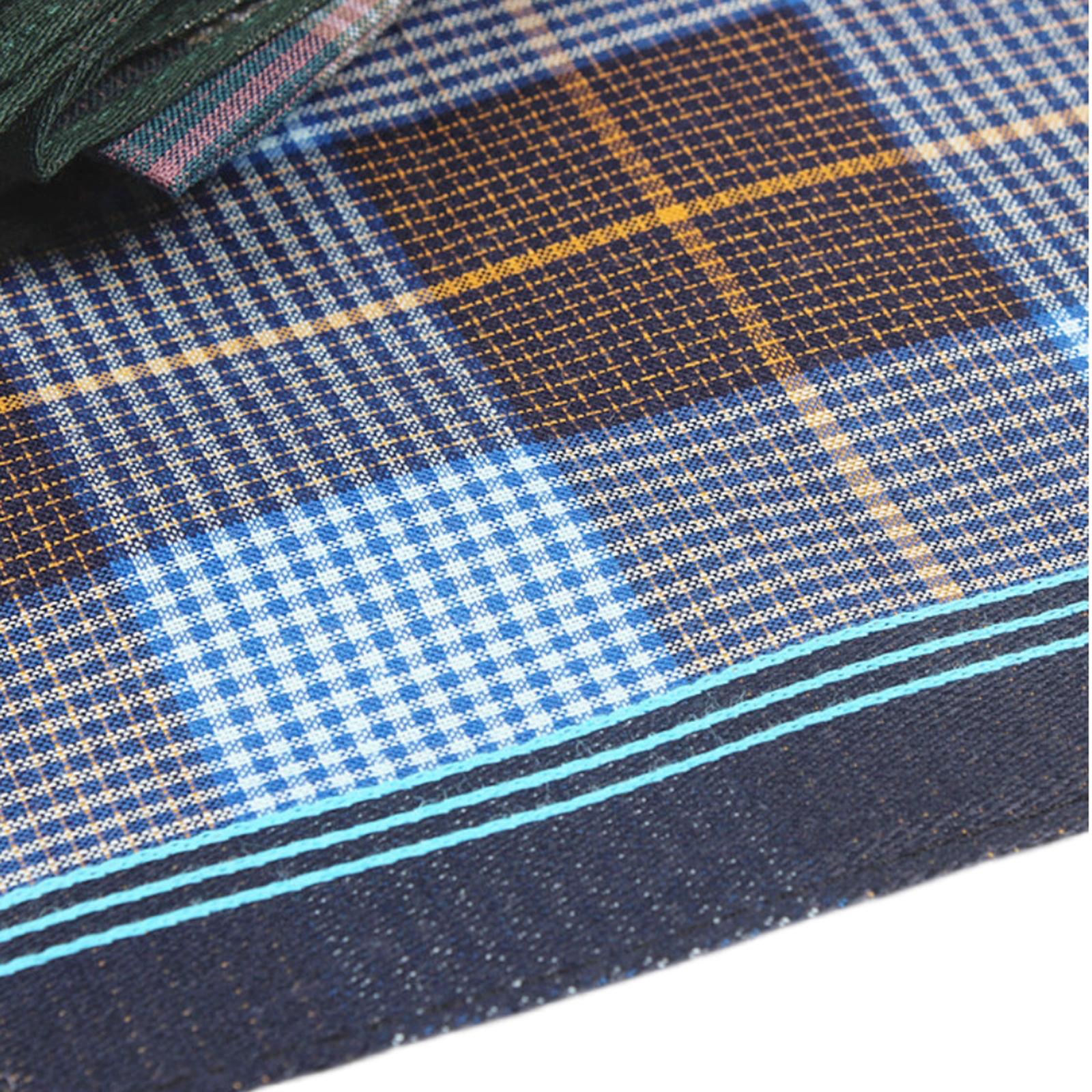 Handkerchief Cotton Men - 6 قطع مناديل قطنية للجنسين لمسح