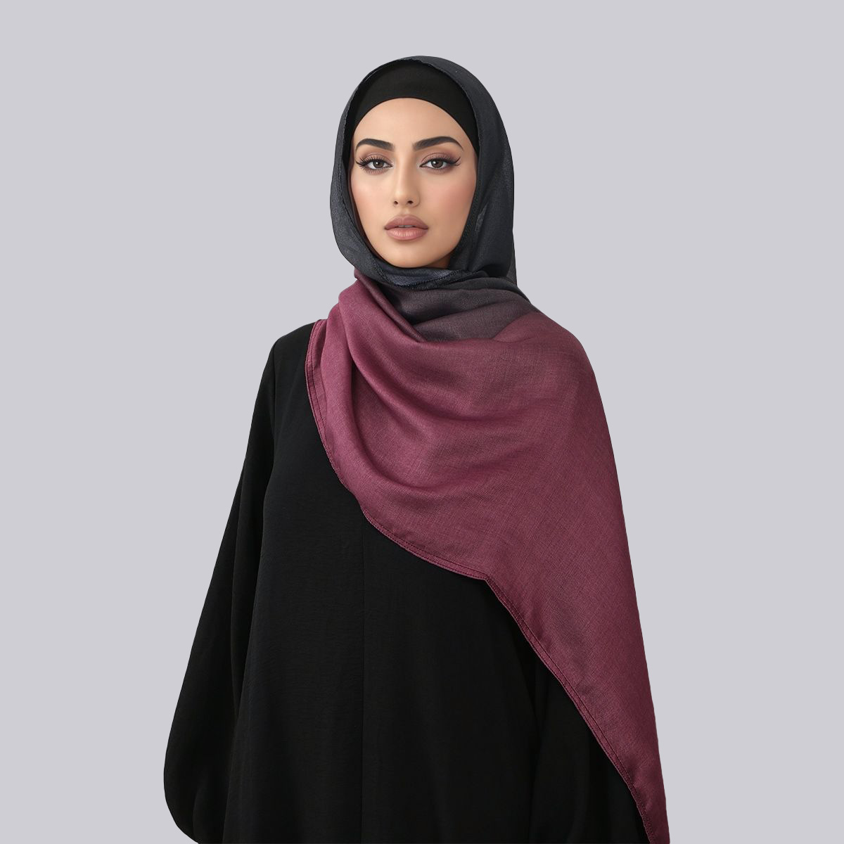 Head Wrap Turban - النساء التدرج القطن رايون الحجاب وشاح
