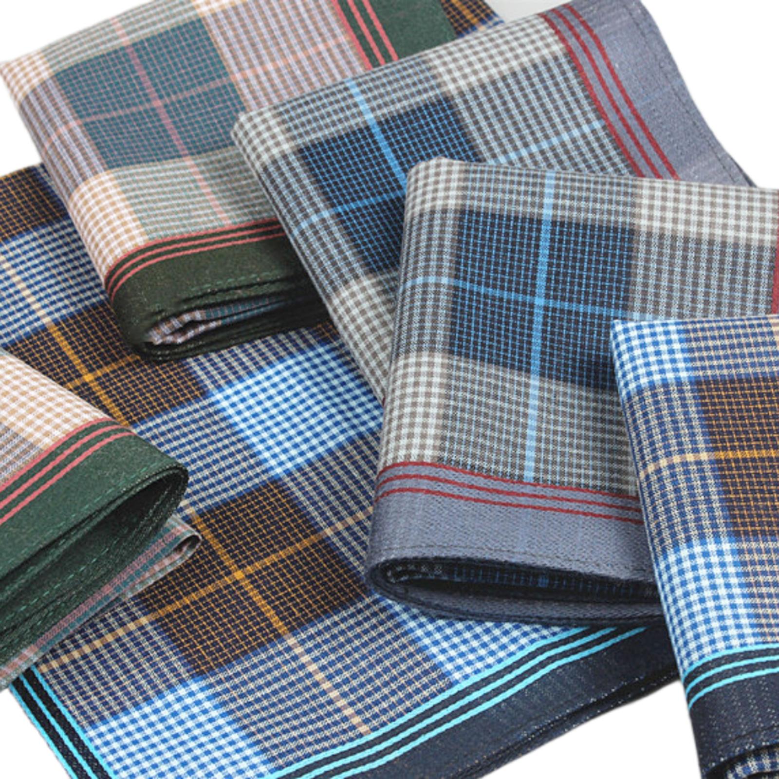 6 قطع مناديل قطنية للجنسين لمس - مراجعة Handkerchief Cotton Men وسعره