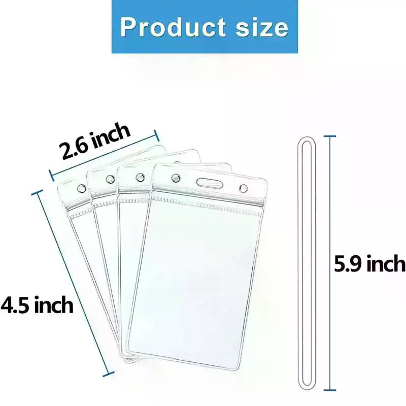 10 قطع من حاملات بطاقات الهوية - مراجعة Lanyard Badge Holder وسعره