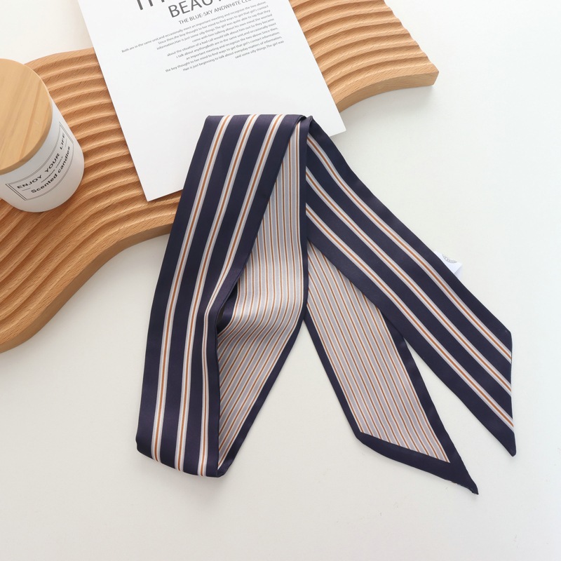 2025 جديد مخطط وشاح حريري صغير - مراجعة Silk Tie Striped وسعره