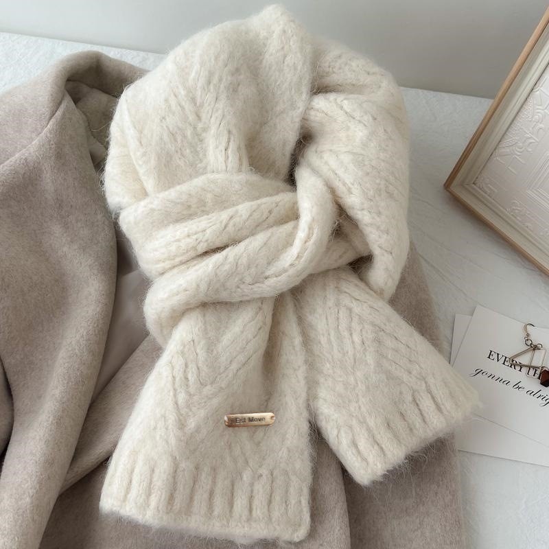وشاح صوف عالي الجودة للنساء وا - مراجعة Muffler Men Wool وسعره