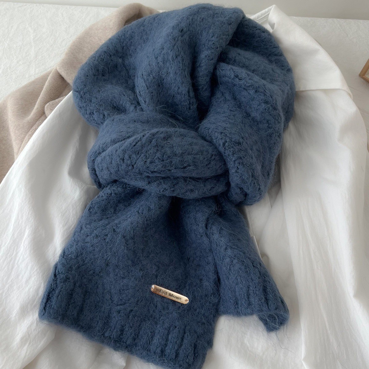 وشاح صوف عالي الجودة للنساء وا - مراجعة Muffler Men Wool وسعره
