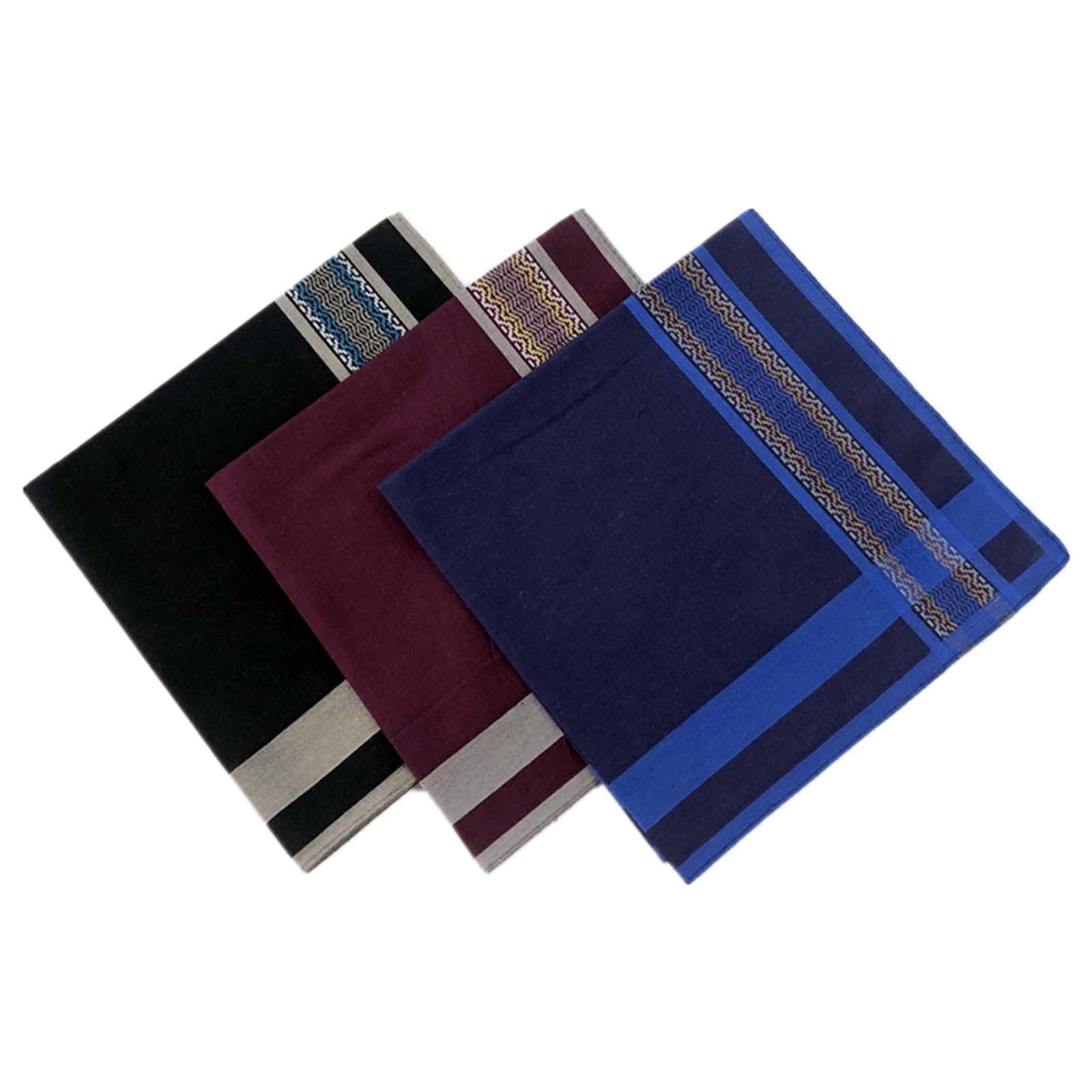 6 قطع من المناديل الرجالية ذات - مراجعة Handkerchief Cotton Men وسعره