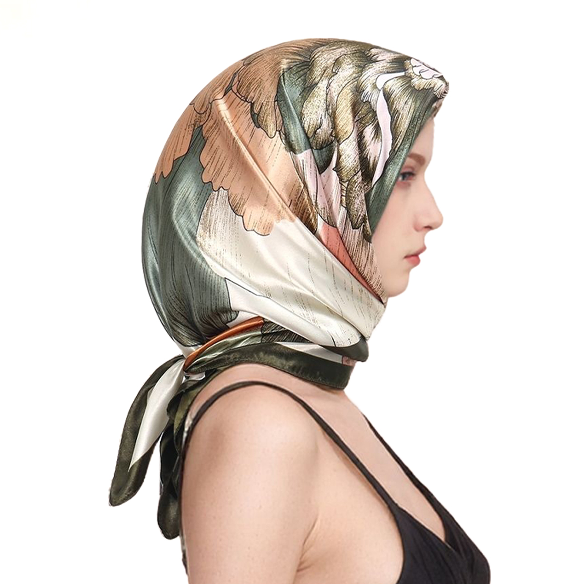 90*90 سنتيمتر الحرير الساتان و - مراجعة Scarf Silk Square وسعره