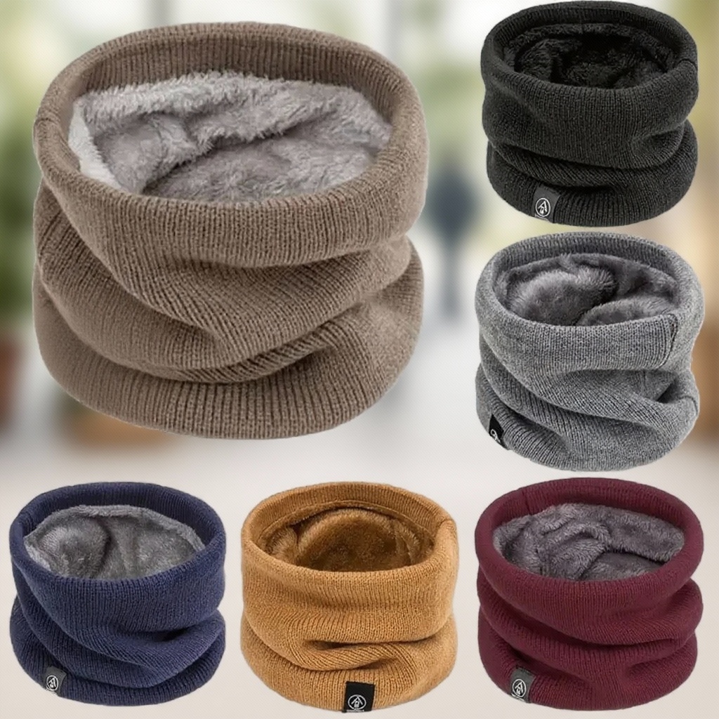 وشاح محبوك دافئ سميكة أفخم يند - مراجعة Neck Warmer Tube وسعره