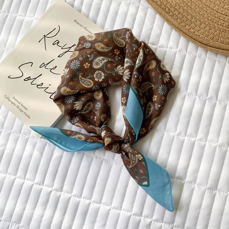 القطن الشعور منديل وشاح للنساء - مراجعة Bandana Cotton وسعره