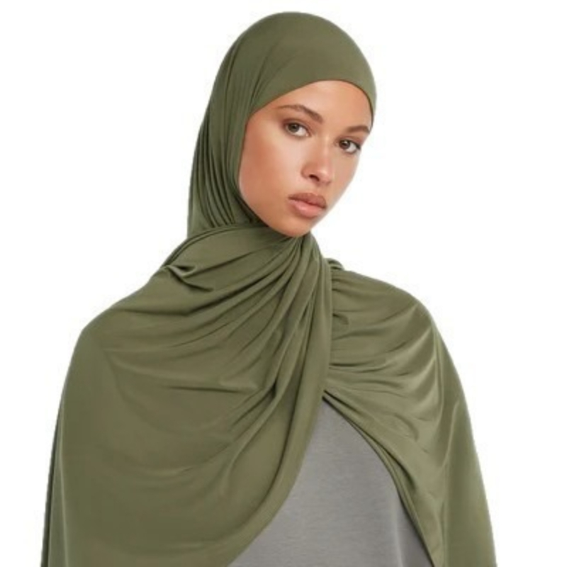 E2 حجاب سائل جيرسي فاخر، شال،  - مراجعة Bandana Cotton وسعره