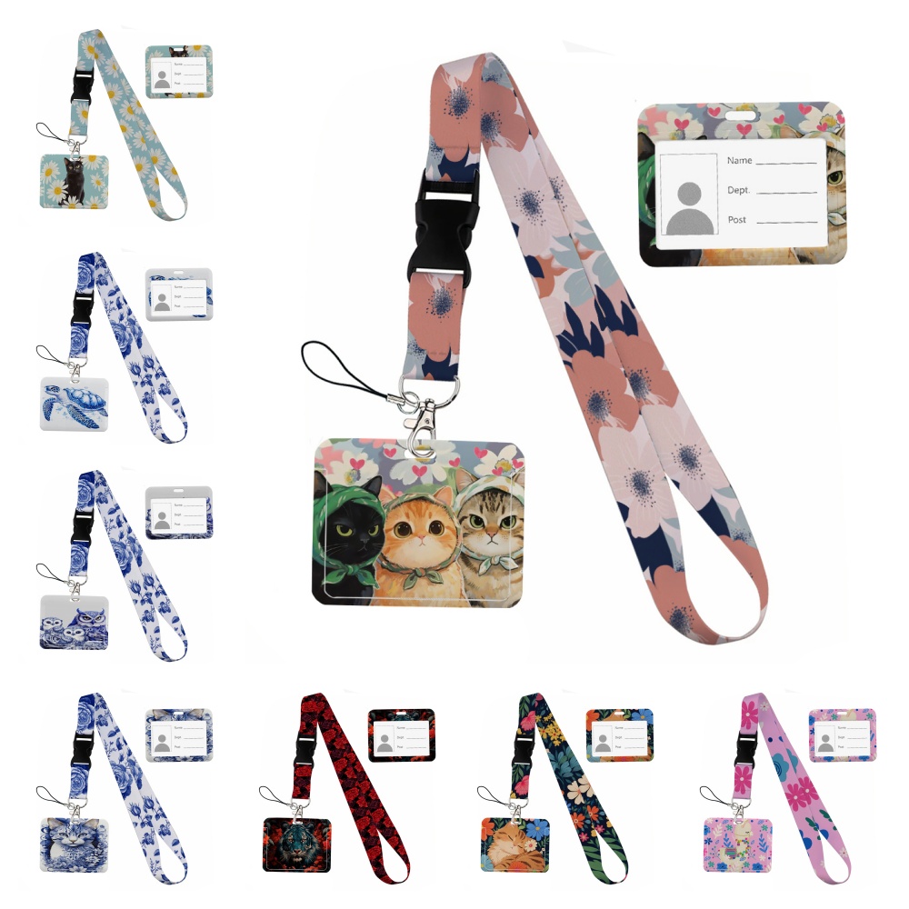 أشرطة تعليق مطبوعة بتصميم حيوا - مراجعة Lanyard Badge Holder وسعره