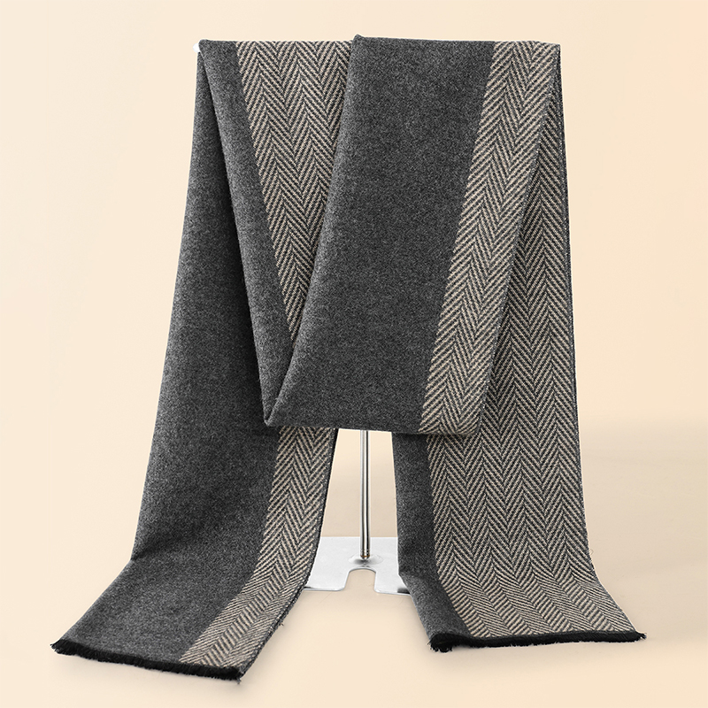 فاخر الشتاء الرجال وشاح شال دا - مراجعة Muffler Men Wool وسعره