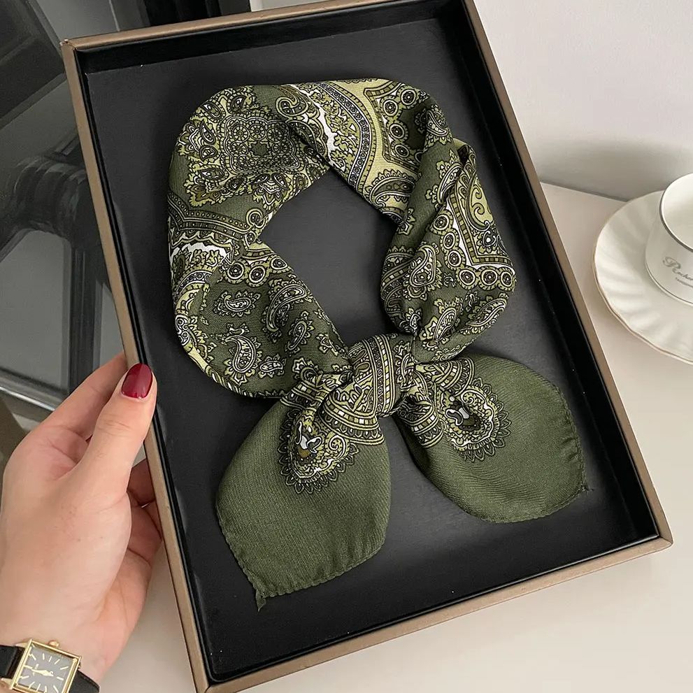 موضة جديدة 70X70cm المرأة وشاح - مراجعة Bandana Cotton وسعره